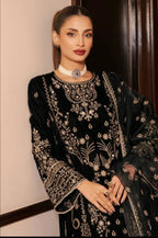 Saanvi midnight Black suit