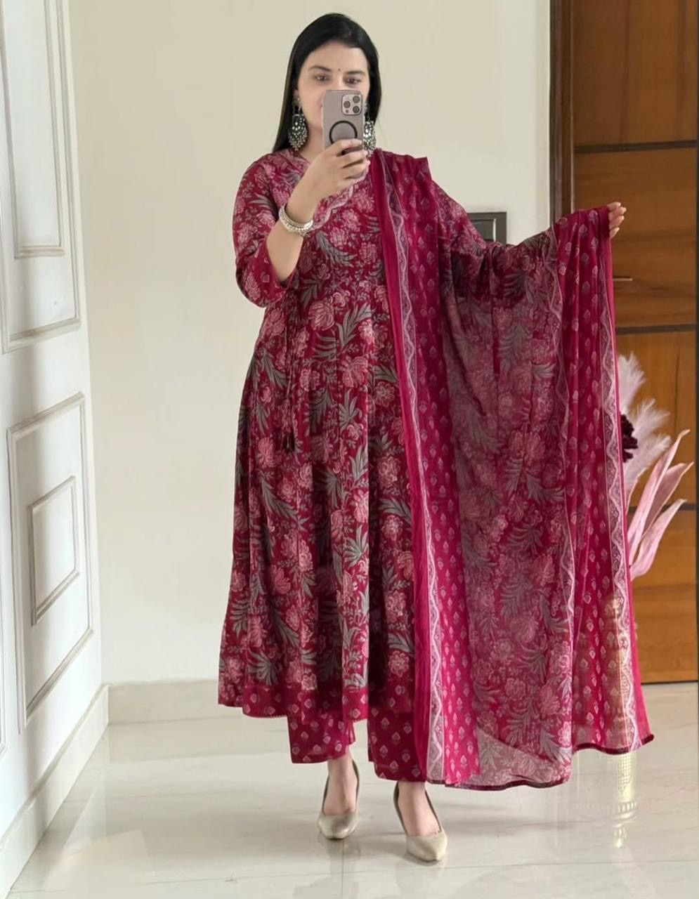 Sudha Anarkali Suit Set