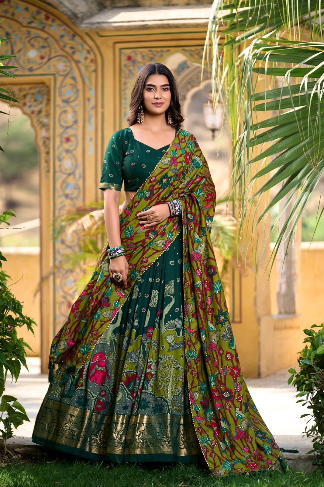 Rasika Harita Lehenga Set