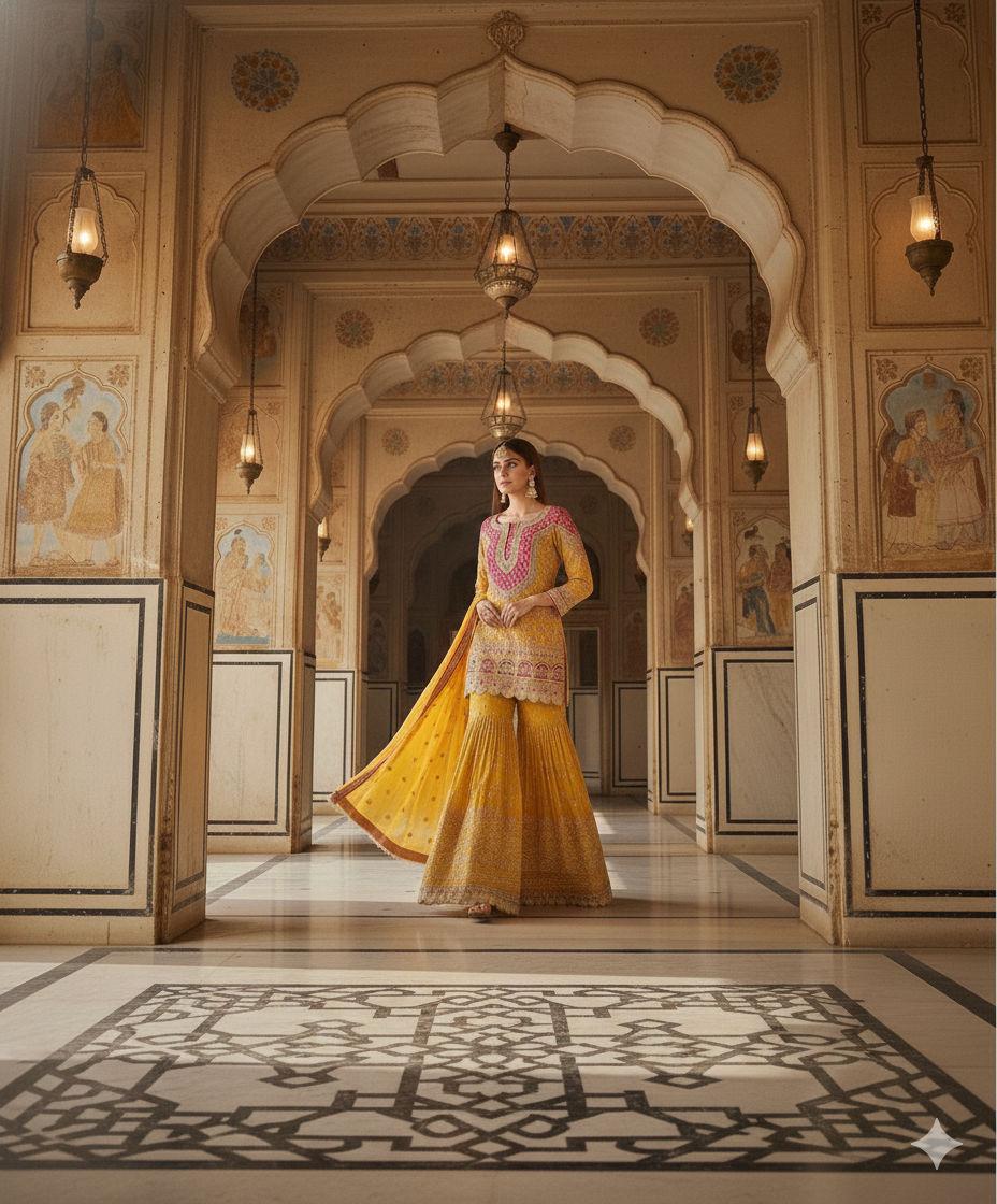 Deepika Sharara Suit