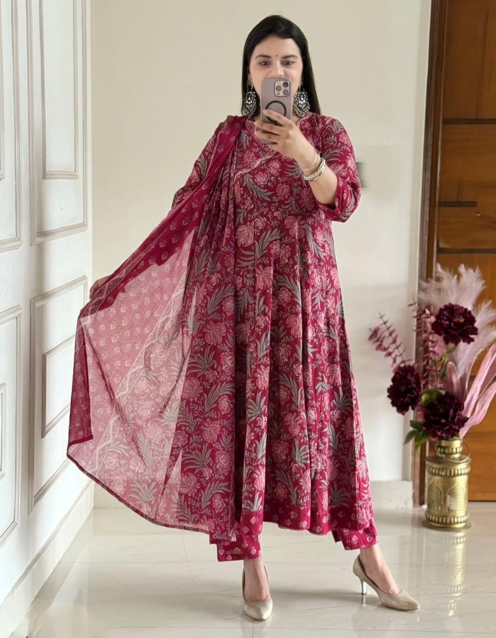 Sudha Anarkali Suit Set