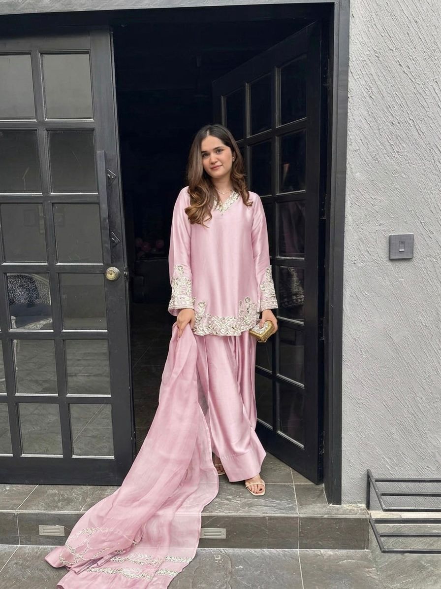 Alka Blush Farshi Suit