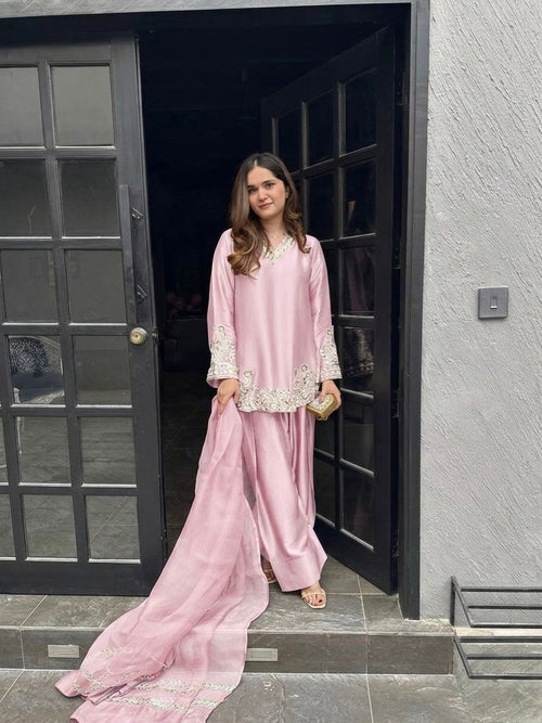 Alka Blush Farshi Suit