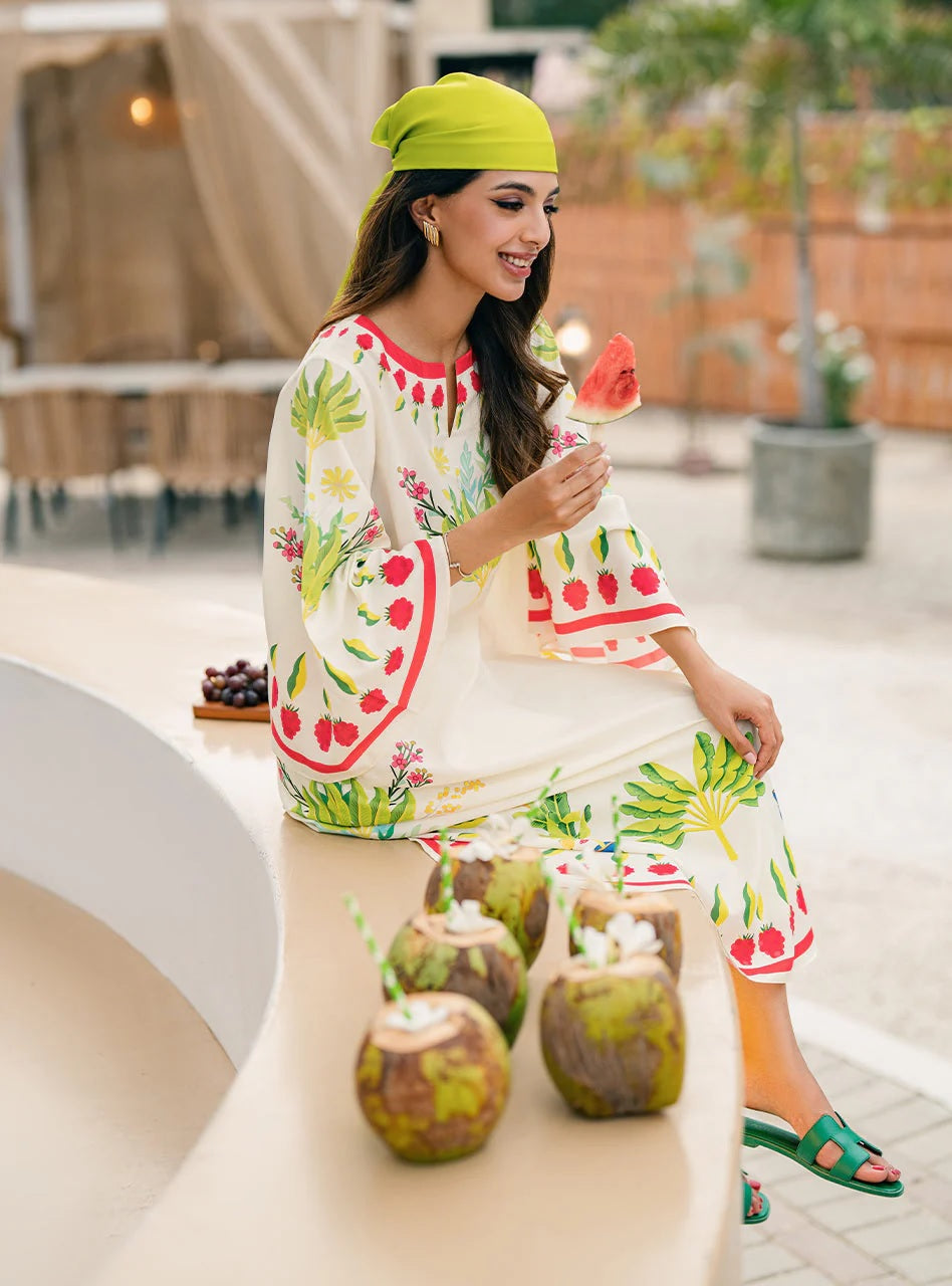 Rozy Tropical Oasis Co-ord Set