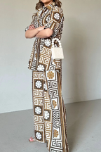 Ria Grecian Key Co-ord Set