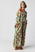 Rimaa Wave Kaftan Dress