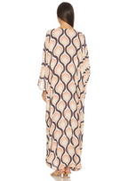 Risita Retro Wave Kaftan Gown