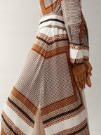 Risha Geometric Shirt Dress