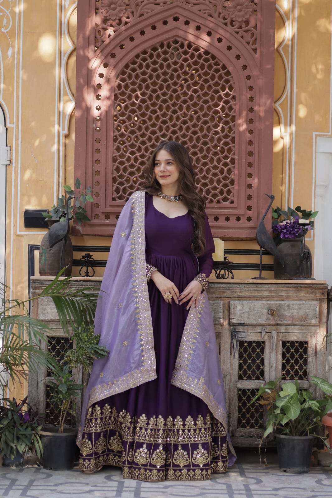 Naysa Flared anarkali Suit