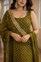 Avira green suit