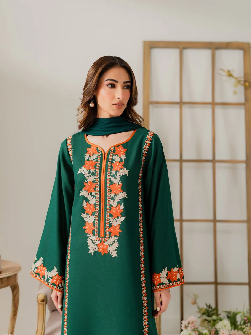 Emerald Straight Kurta Suit