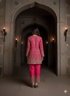 Alia fuschia pink Co-ord Set