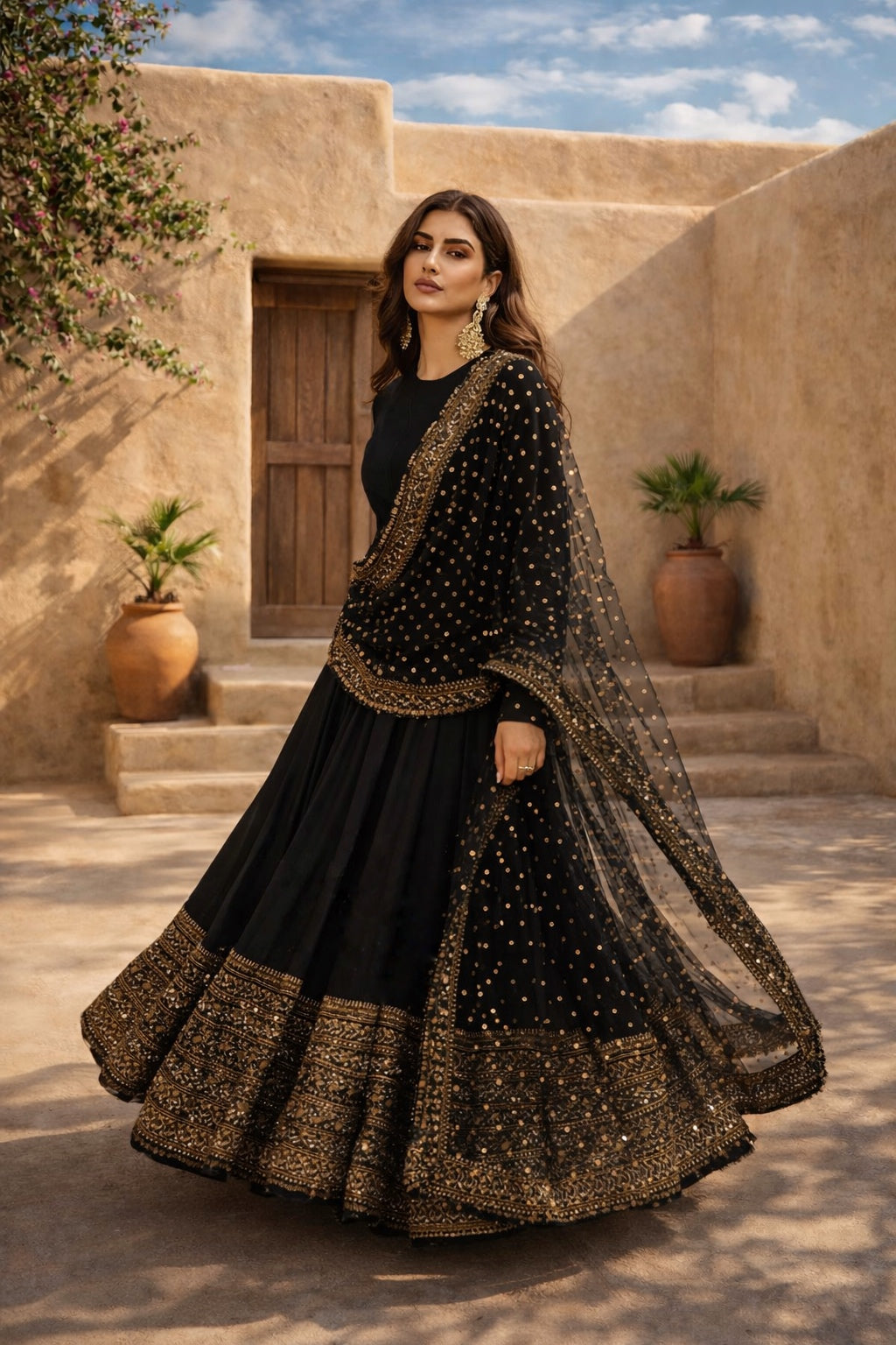 Jhanvi midnight anarkali