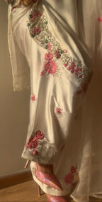 Rihanna Thread Embroidered Suit