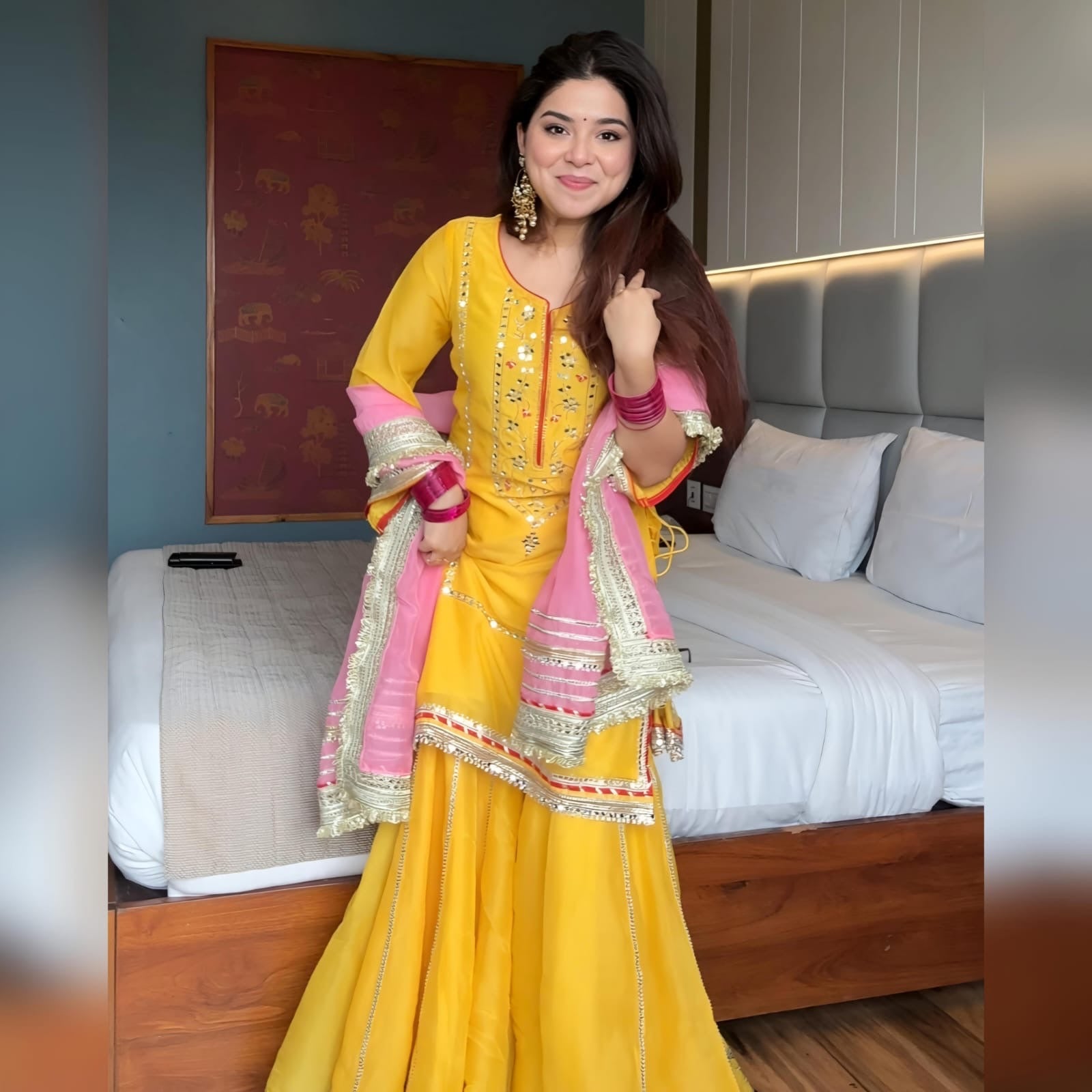 Kangana Sharara Suit Set