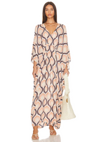 Risita Retro Wave Kaftan Gown
