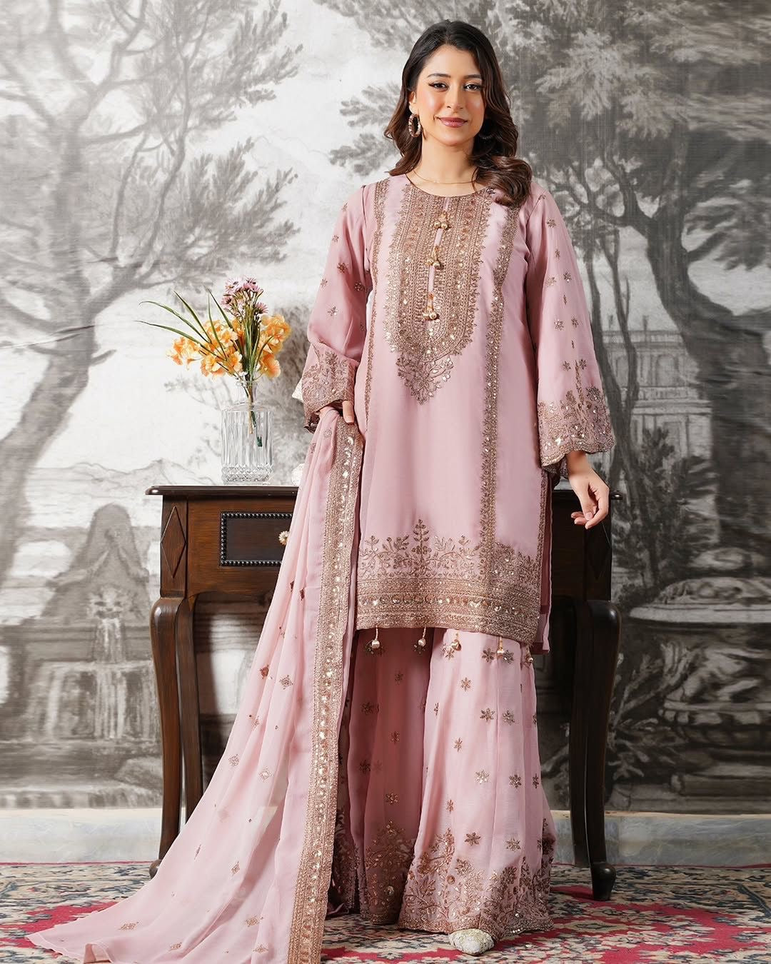 Yashi Sharara Suit Set