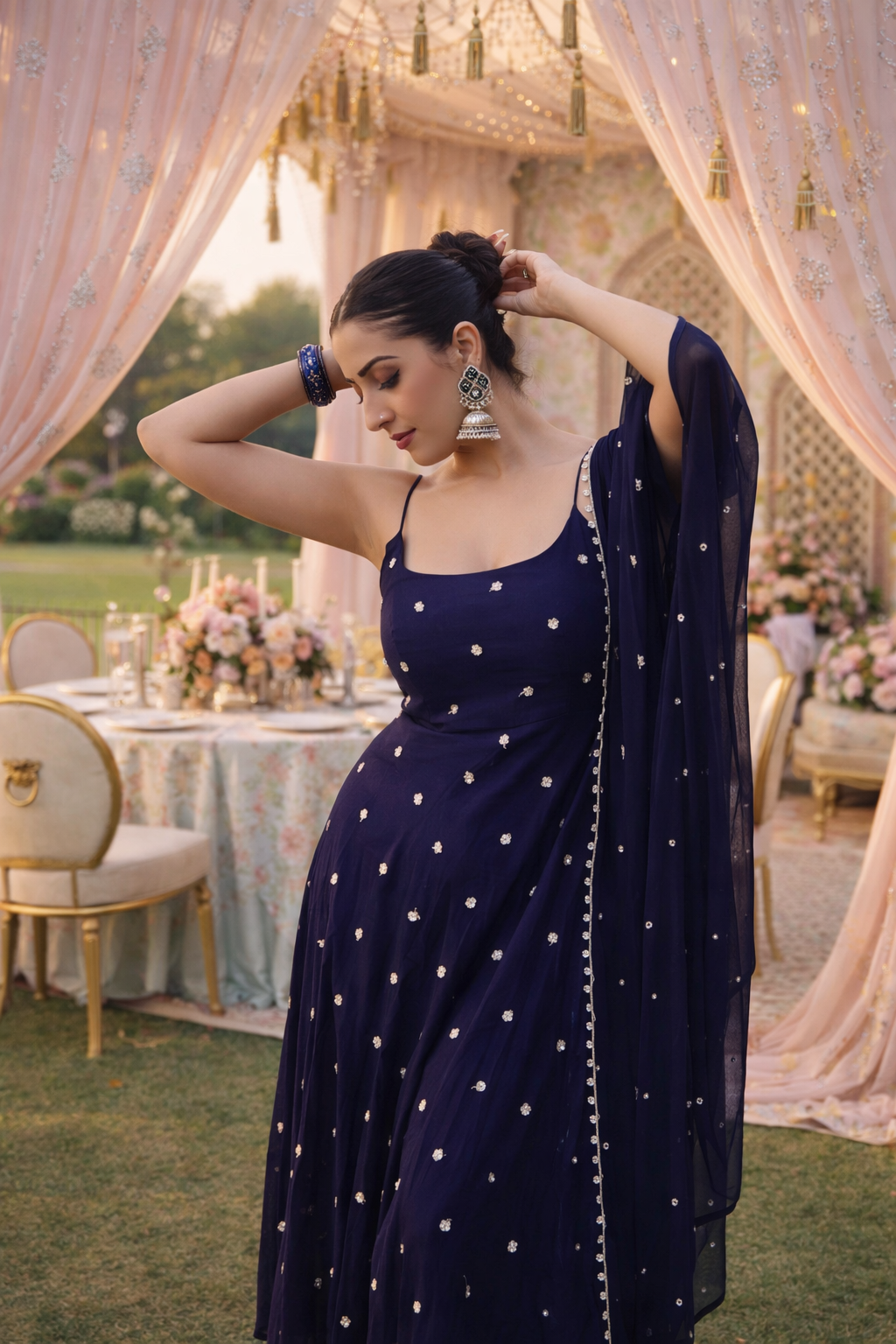 Saira midnight anarkali