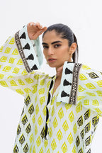 Riza Lime Leaf Tunic Set