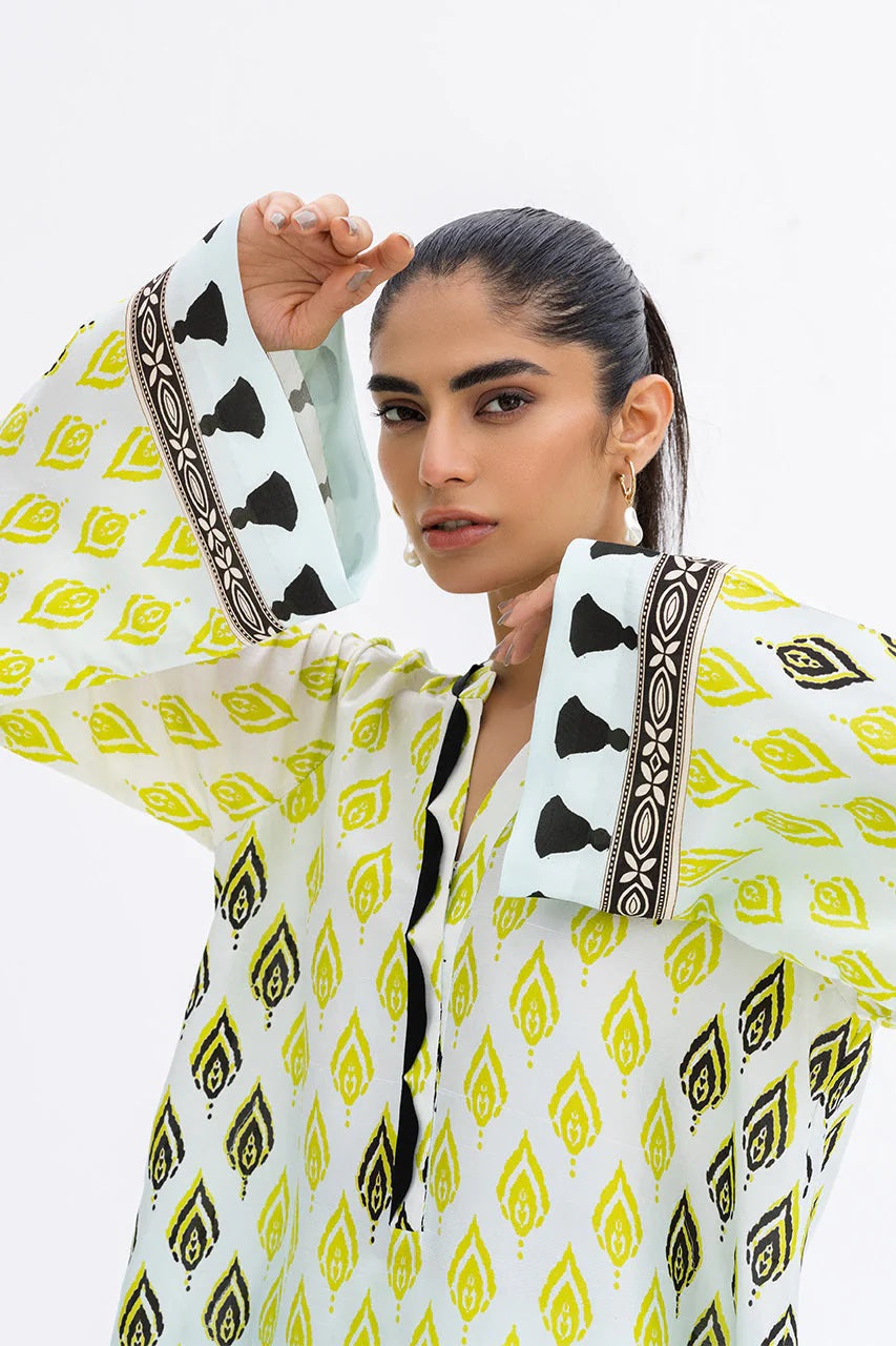 Riza Lime Leaf Tunic Set