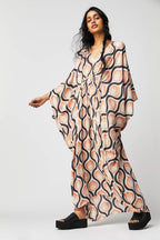 Risita Retro Wave Kaftan Gown