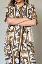 Ria Grecian Key Co-ord Set