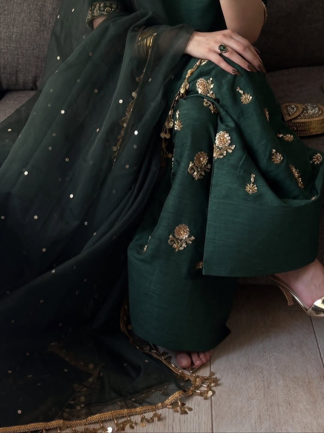 Reesha Emerald Salwar Suit Set
