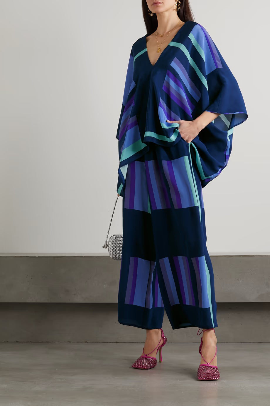 Riza Horizon Stripe Co-ord Set