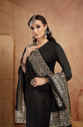 Tamanna Black Golden Suit