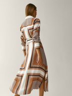 Risha Geometric Shirt Dress