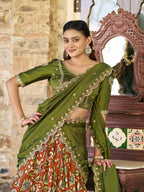 Rathna Kalamkari Lehenga Set