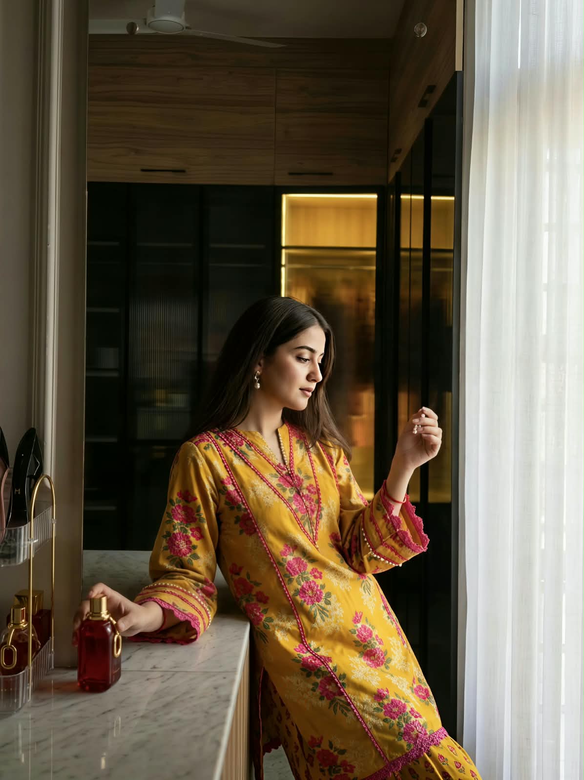 Ranjini Floral Farshi Salwar Suit