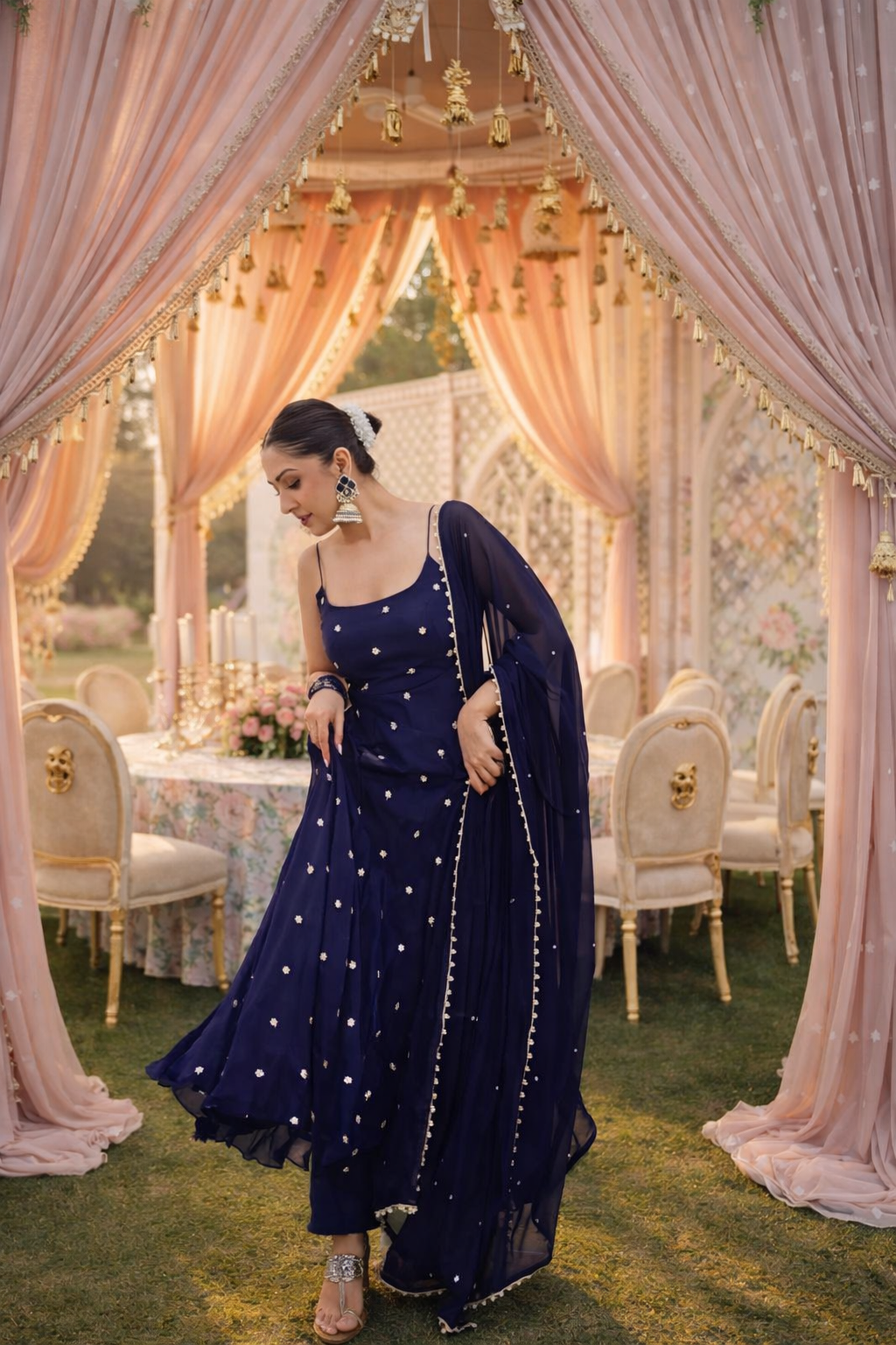 Saira midnight anarkali