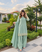 Rachana Embroidered Farshi Salwar Suit