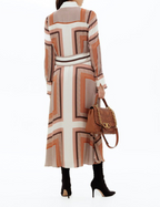 Risha Geometric Shirt Dress