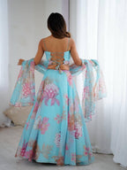 Rajal Embroidered Corset Lehenga Set