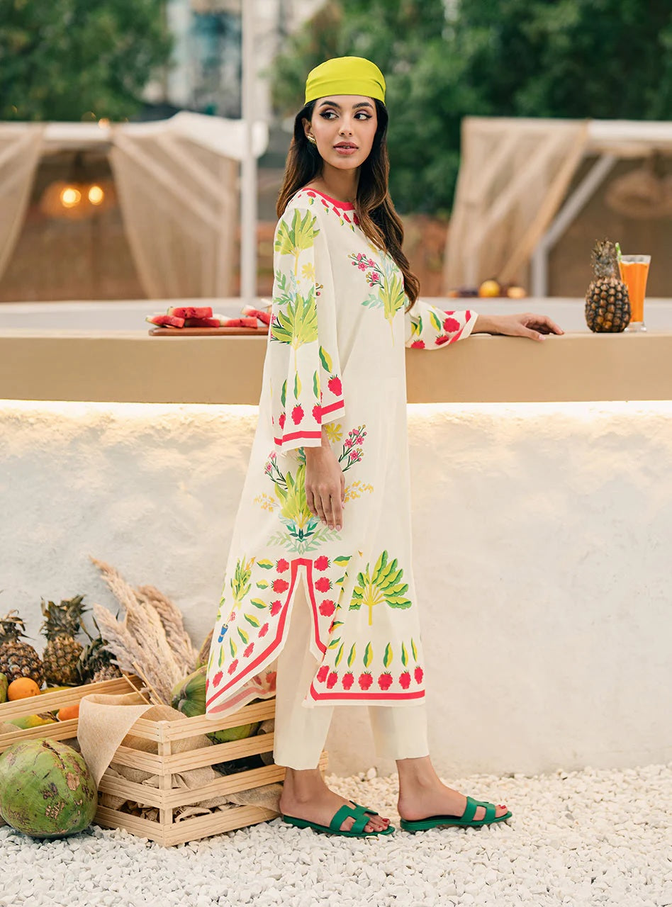 Rozy Tropical Oasis Co-ord Set