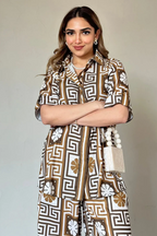 Ria Grecian Key Co-ord Set