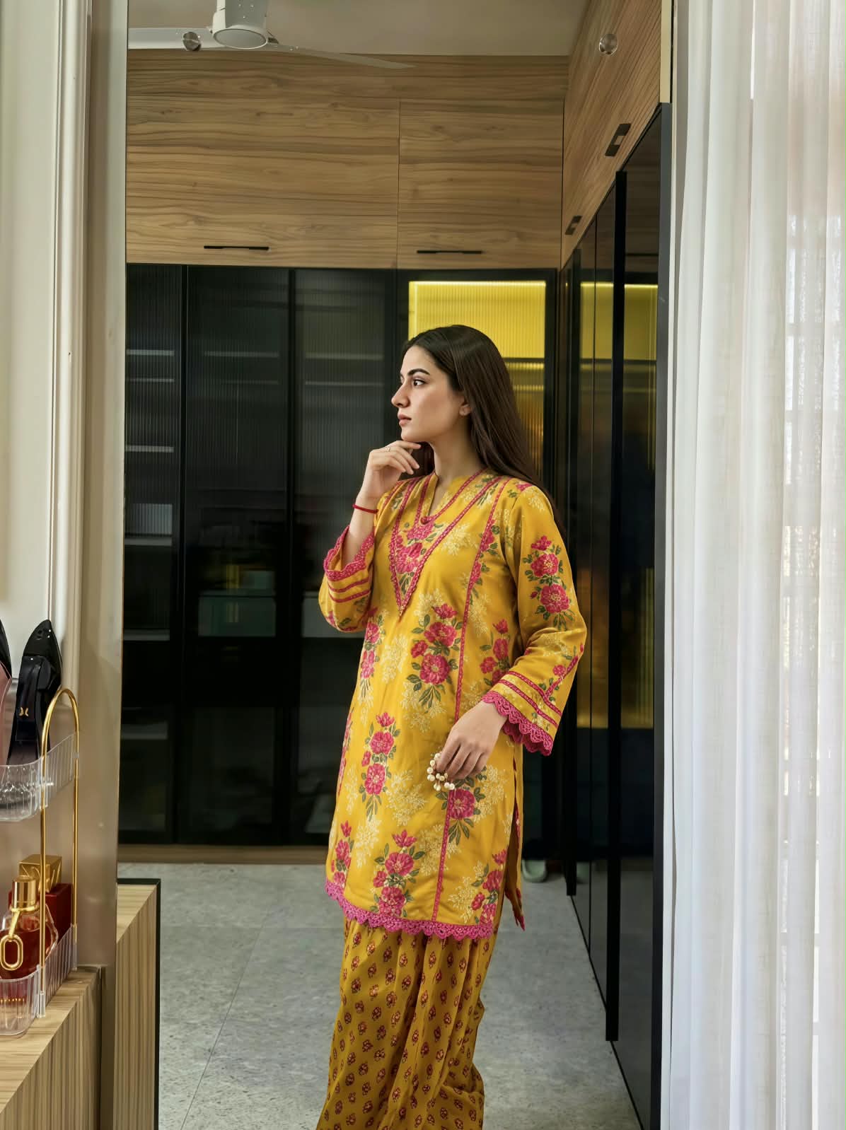 Ranjini Floral Farshi Salwar Suit