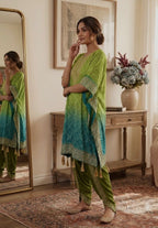 Raksha Kaftan Suit Set