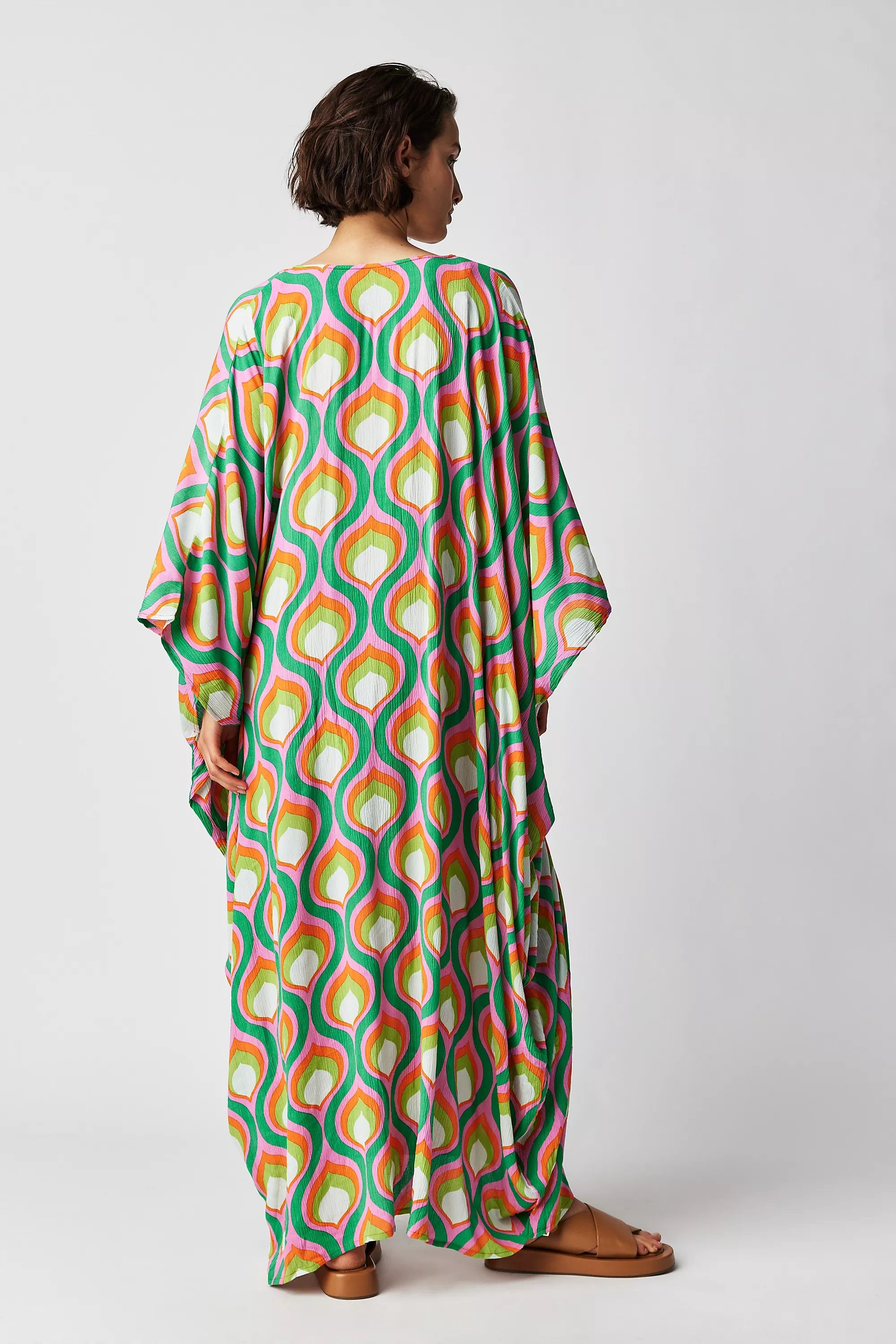 Rimaa Wave Kaftan Dress