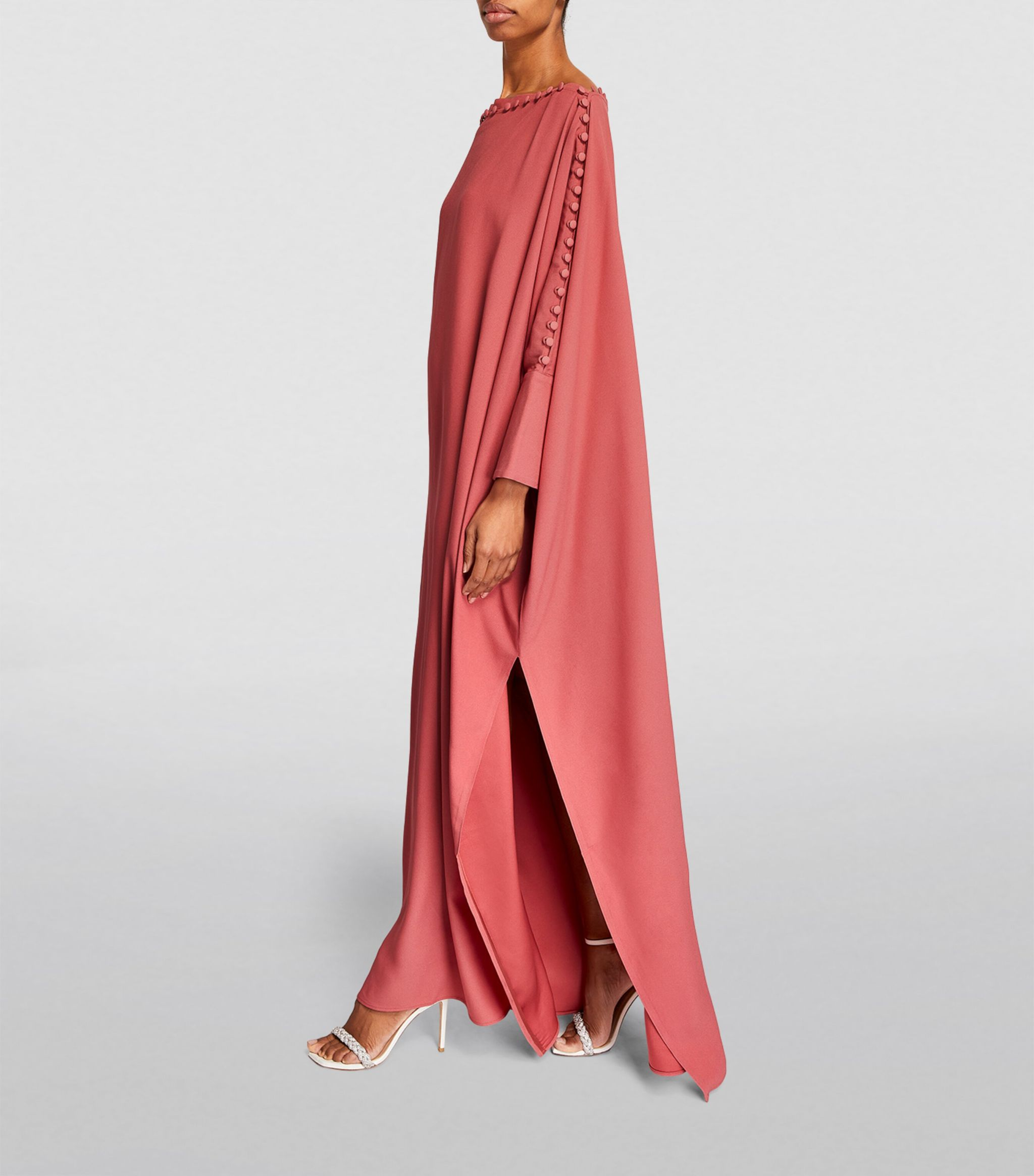 Ritu Minimalist Button Kaftan Gown