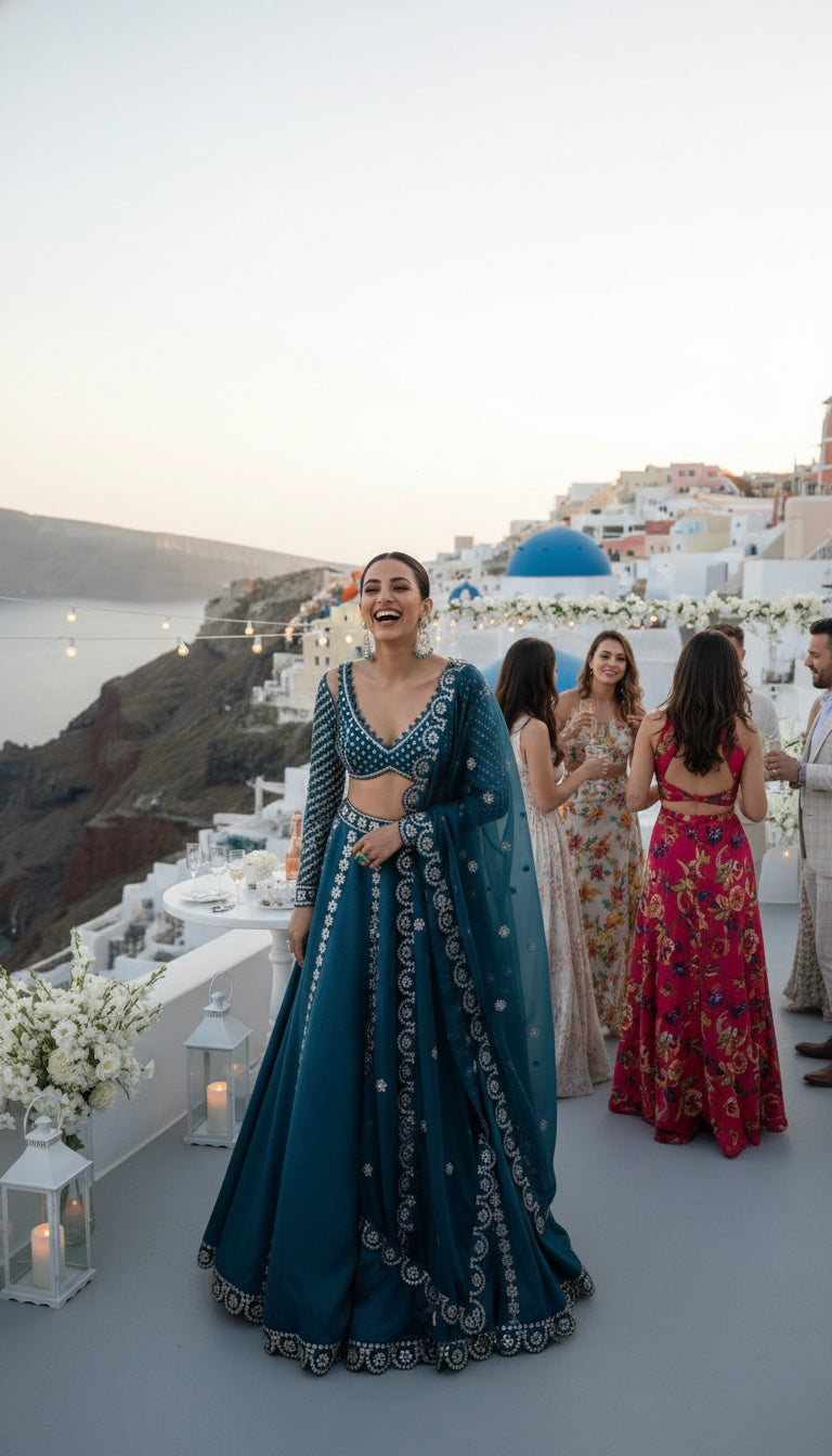 Sri Mirror lehenga Choli Dupatta