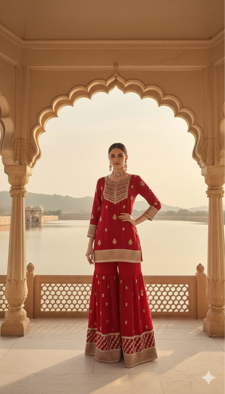Kajol Sharara Suit