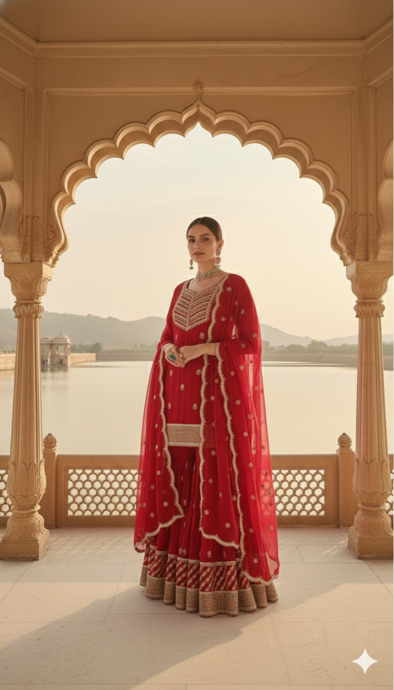 Kajol Sharara Suit