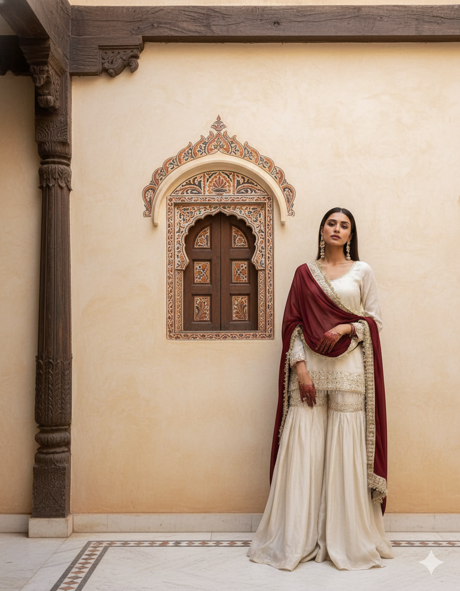 Patiala Sharara Suit