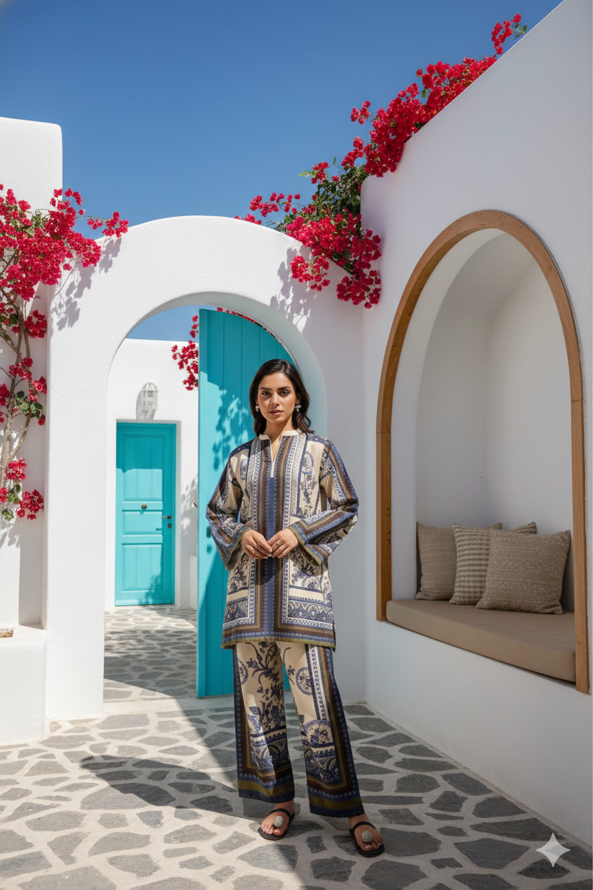 Santorini luxe co-ord set