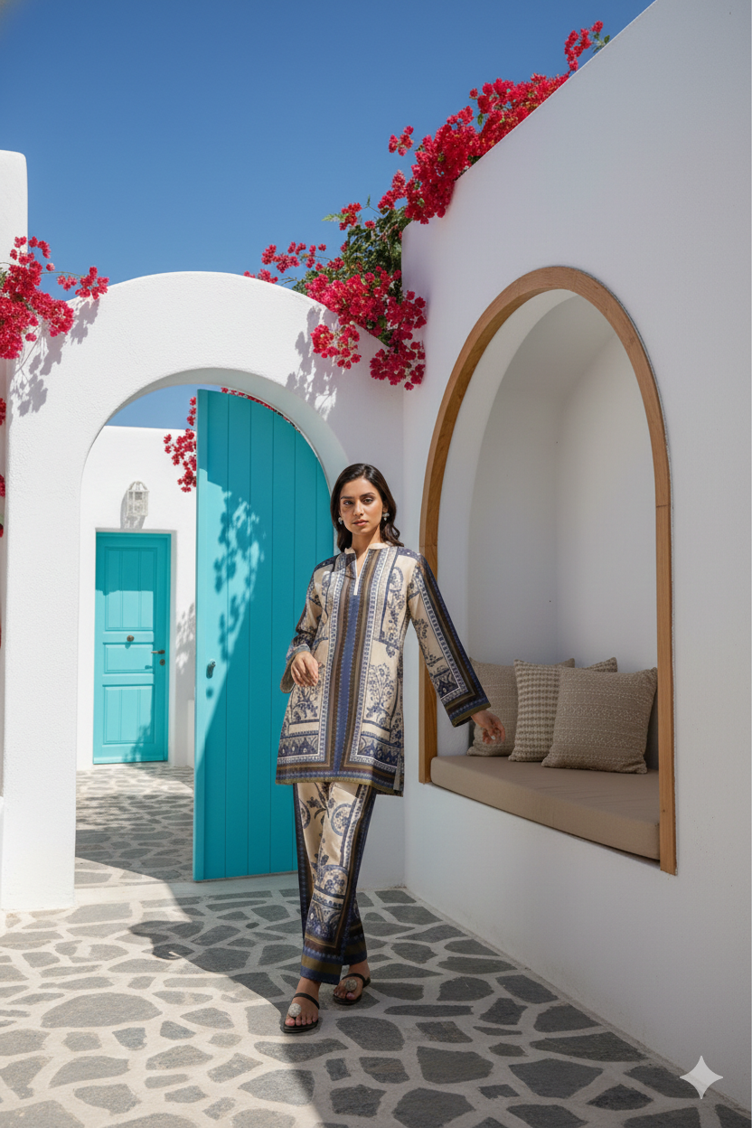 Santorini luxe co-ord set