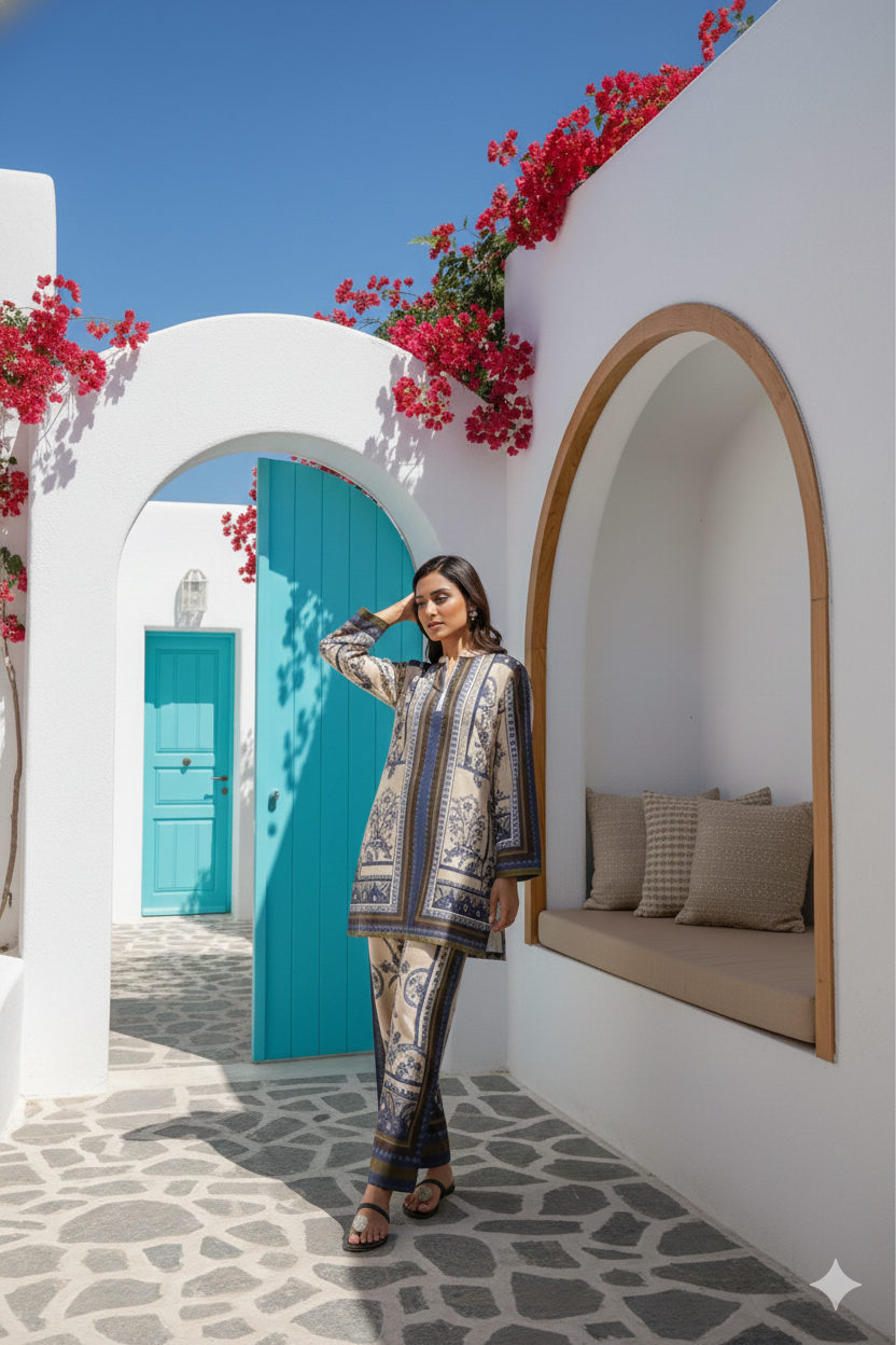 Santorini luxe co-ord set