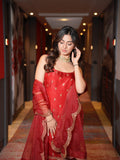 Rajjo C Glass Organza Suit